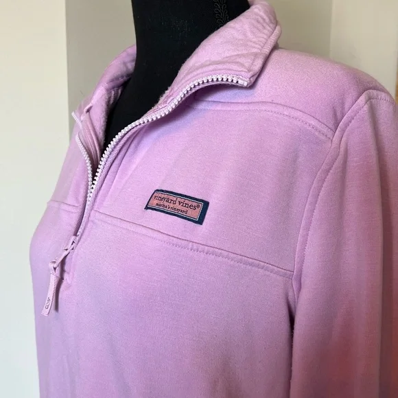 🤍Vineyard Vines Women's Soft Lilac Dreamcloth Shep Shirt/Sweater - Picture 10 of 13